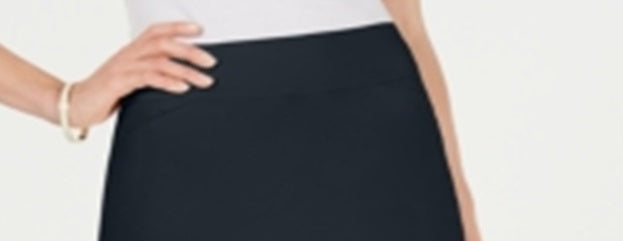 Charter Club Women's Pull on Skirt Blue Size X-Large