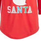 Max & Olivia Big Girl's Team Santa Nightgown Red Size S