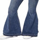 Free People Women's Irreplaceable Flare Jeans Blue Size 29