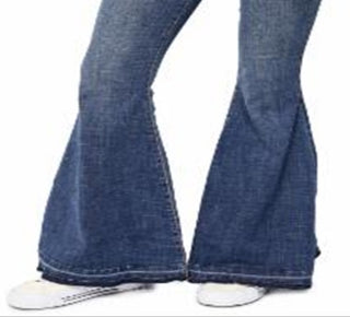 Free People Women's Irreplaceable Flare Jeans Blue Size 29