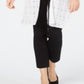 JM Collection Women's Open Front Crochet Duster White Size Petite