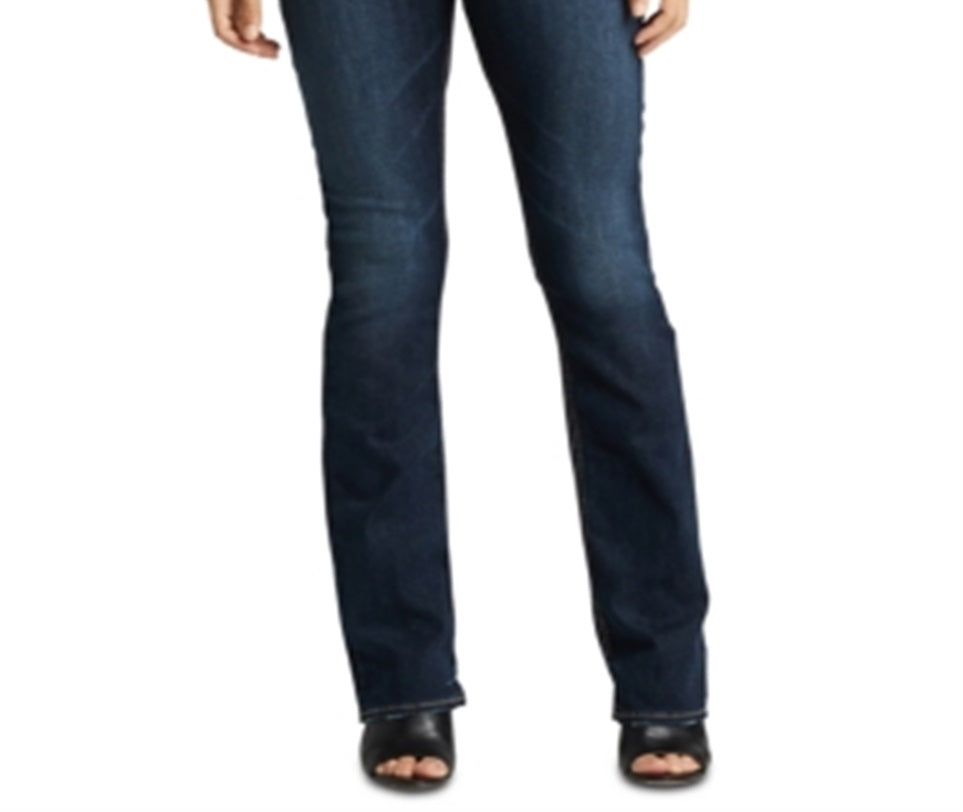 Silver Jeans Co. Women's Slim Boot Jean Blue Size 28