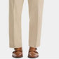 Ralph Lauren Men's Solid Tan Cotton Suit Separate Pants Brown Size 46 X 32