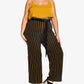 City Chic Women's Trendy Plus Size Striped Palazzo Pants Black Size 20W