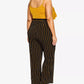 City Chic Women's Trendy Plus Size Striped Palazzo Pants Black Size 20W