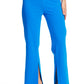 Vince Camuto Women's Side Slit Ponte Knit Pants Blue Size 12