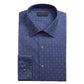 Alfani Men's Slim Fit Performance Stretch Easy Care Dress Shirts Blue Size L 16-16/5