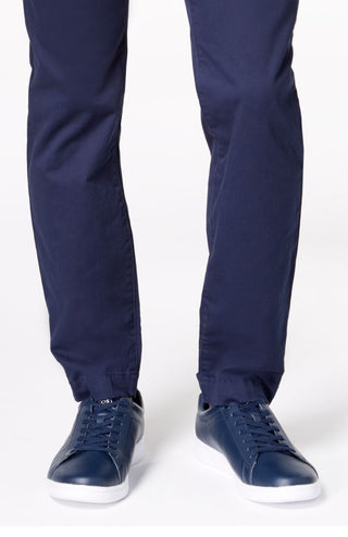 Lacoste Men's Regular Fit Cotton Gabardine Chino Pants Blue Size 46X32