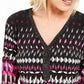 JM Collection Women's Printed Tunic Pink Size Petite Medium