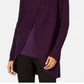 Alfani Women's Faux Fur Trim Convertible Cardigan Purple Size Petite S/M