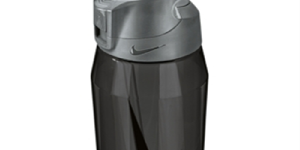 Nike Water Bottle Hypercharge Straw 32oz- Black One Size