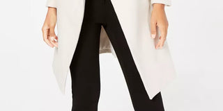 Alfani Women's Petite Faux-Fur Collar Belted Coat Beige Petite S