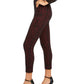 Thalia Sodi Women's Printed Skinny Cropped Trousers Red Size Small