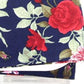 Bar III Men's Floral Printed Accessory Pocket Square Blue Size Regular