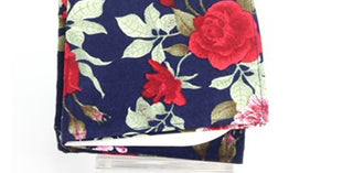 Bar III Men's Floral Printed Accessory Pocket Square Blue Size Regular