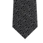 Michael Kors Men's Logo Graphic Slim Neck Tie Black One Size