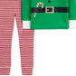 Carter's unisex Kids Sleep Bottoms Print Elf Pajama Set Green Size 18MOS