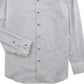 Alfani Men's Circle Geometric Button up Dress Shirt White Size 32-33