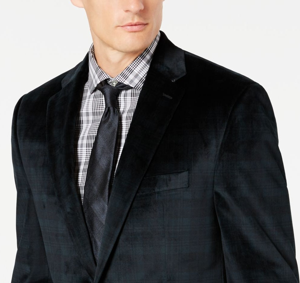 Ralph Lauren Men's Green Plaid Sport Coat Green Size 40