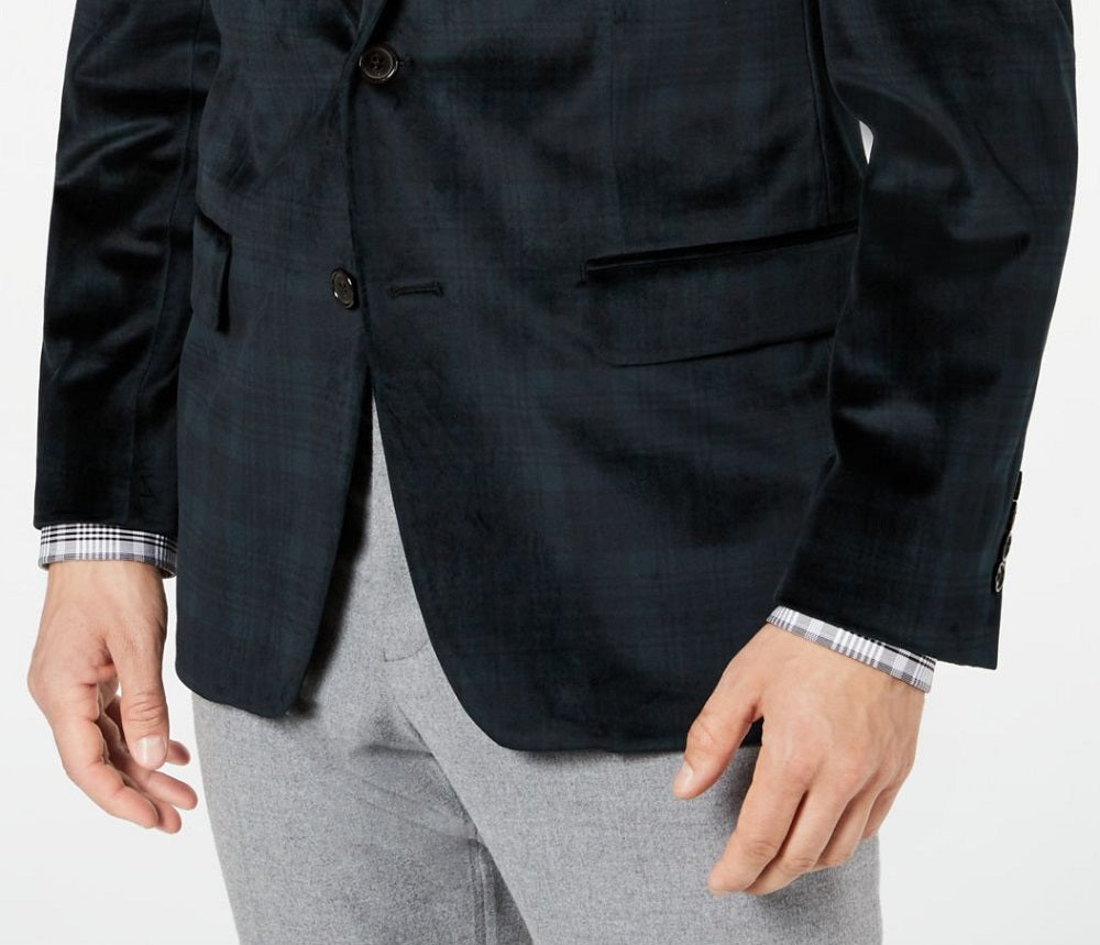 Ralph Lauren Men's Green Plaid Sport Coat Green Size 40