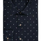 Bar III Men's Slim Fit Stretch Floral Dress Shirts Black Size 17 1/2