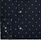 Bar III Men's Slim Fit Stretch Floral Dress Shirts Black Size 17 1/2