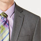 Ryan Seacrest Distinction Men's Ultimate Moves Modern-Fit Stretch Birdseye Suit Jacket Gray Size 38