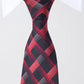 INC International Concepts Men's Gingham Slim Neck Tie Red Size Regular