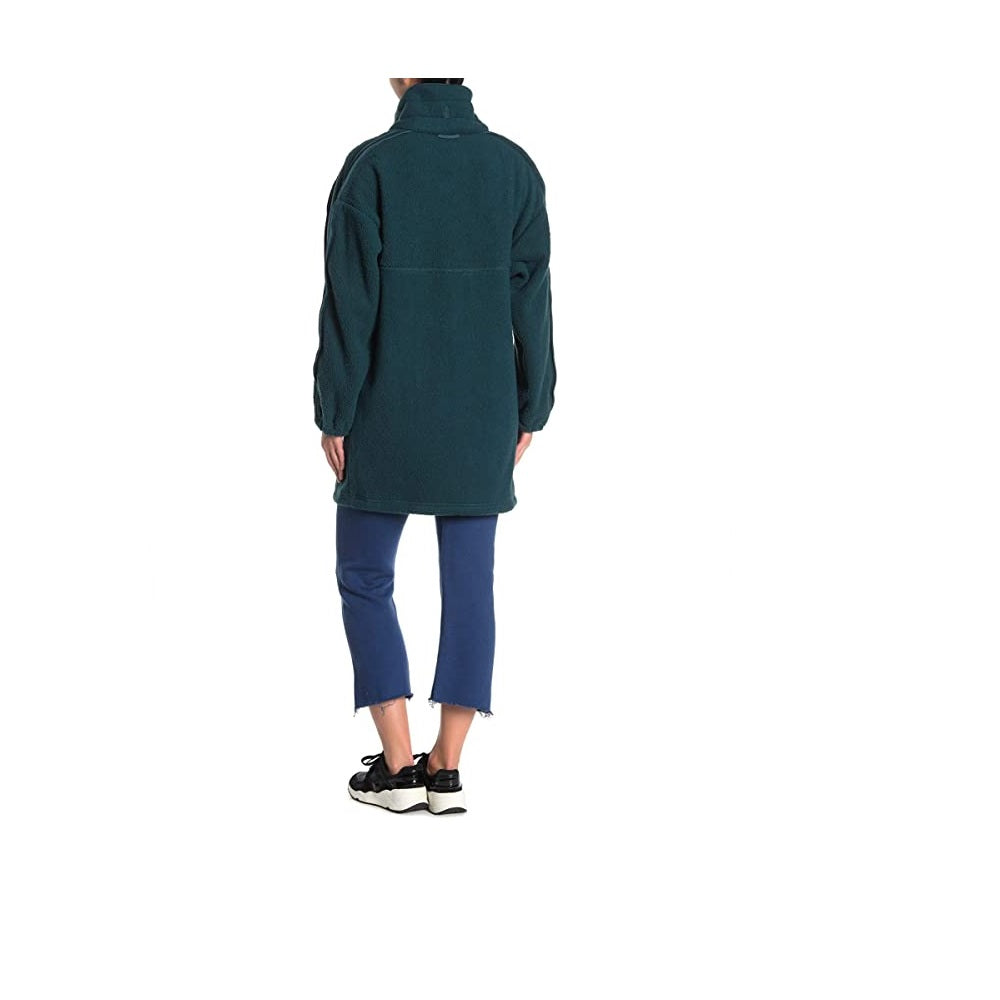 Free People Women's Glacier Fleece Jacket Blue Size Large