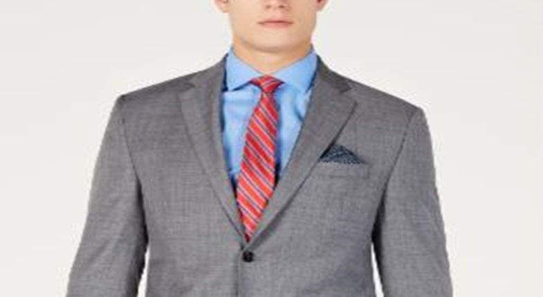 Ralph Lauren Men's Classic Fit UltraFlex Stretch Suit Jacket Gray Size 44 L