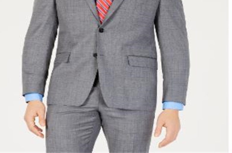 Ralph Lauren Men's Classic Fit UltraFlex Stretch Suit Jacket Gray Size 44 L