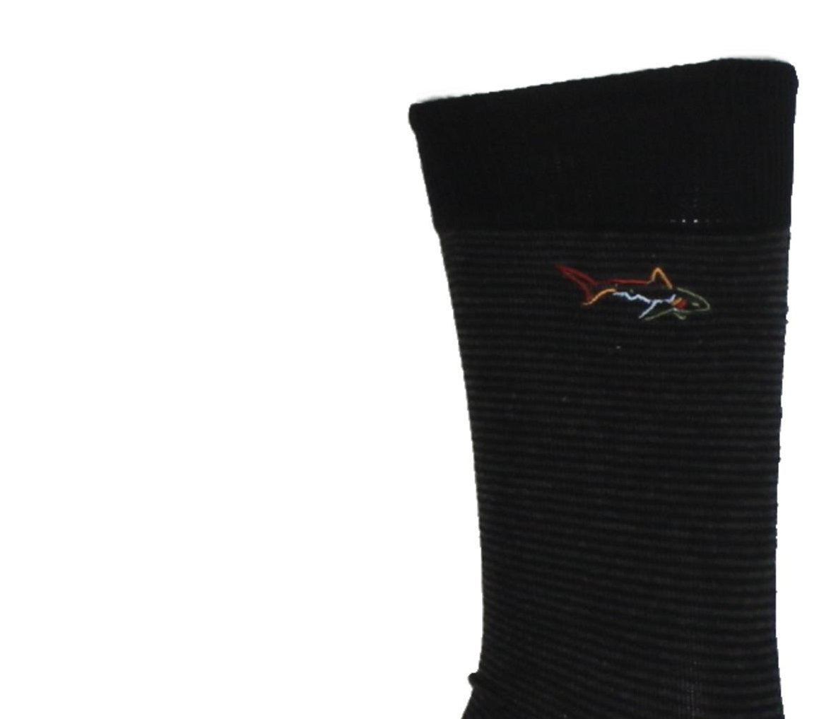 Greg Norman Men's 2 Pack Crew Dress Socks Black Size 8-12