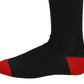 Greg Norman Men's 2 Pack Crew Dress Socks Black Size 8-12