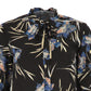 Guess Women's Marciano Floral Print Tie Top Black Size XS