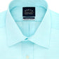 Eagle Men's Cotton Check Print Dress Shirt Aqua Size Large