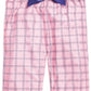 Max & Olivia Little & Big Girl's Plaid Pajama Pants Pink Size M