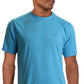 Attack Life Men's Crew Neck Performance Logo T-Shirt Blue Size Medium
