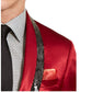 Tallia Men's Satin Sequined Tuxedo Blazer Red Size 38 R