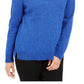 Karen Scott Women's Ribbed Long Sleeve Shawl Collar Sweater Blue Size X-Small