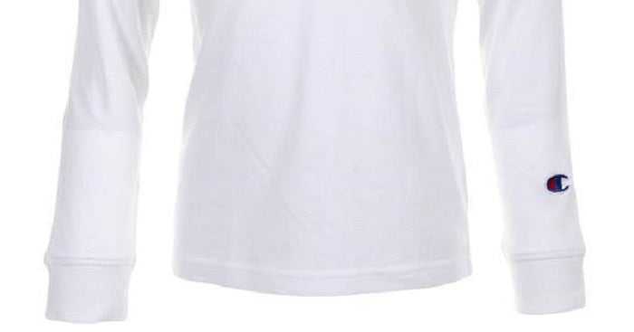 Champion Little Boy's Script Long Sleeve Tee White Size 7