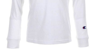 Champion Little Boy's Script Long Sleeve Tee White Size 7