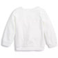 First Impressions Baby Girls Velour Bow Top White Size 12MOS