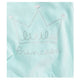 First Impressions Baby Girls Crown-Print Velour Top Mint Burst Green Size 3-6MOS