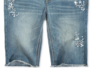 Levi's Big Girls 7-16 Seaside Bermuda Shorts Blue Size 16