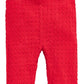 First Impressions Baby Girls Textured Leggings Red Size 6-9 Months
