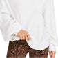 Free People Women's Long Sleeve Off Shoulder Sweater White Size Large