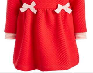 First Impressions Baby Girls Quilted Dress Red Size 18MOS