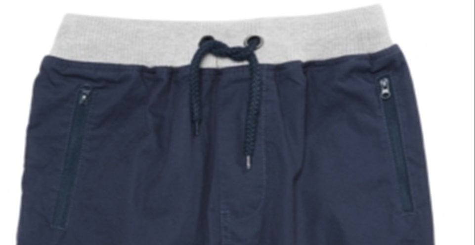 Univibe Big Boy's Broadway Twill Shorts Blue Size Large