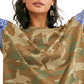 Free People Women's Clarity Camo T-Shirt Green Size X-Small