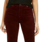 Charter Club Women's Lexington Tummy Control Straight Leg Jeans Red Size 16